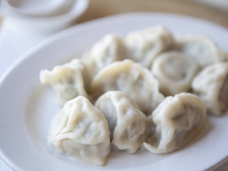 Chive dumplings at Luscious Dumplings