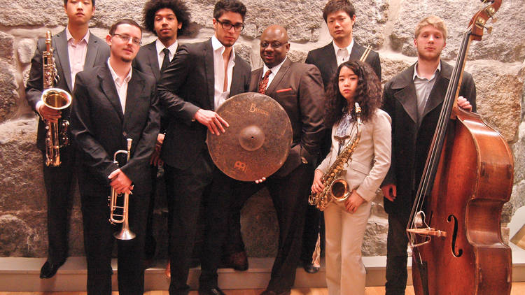 Ralph Peterson and students