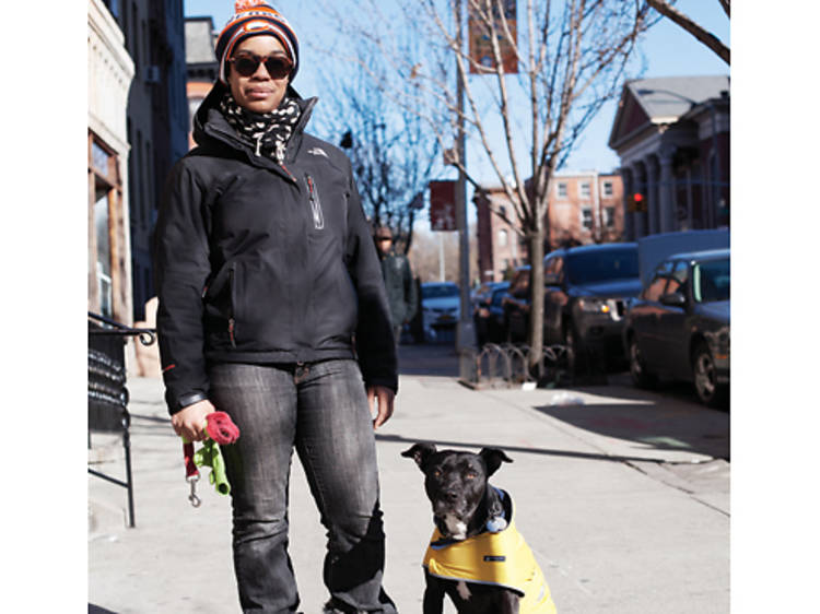 Public eye: Allison Davis, 32, and Bunny, 11