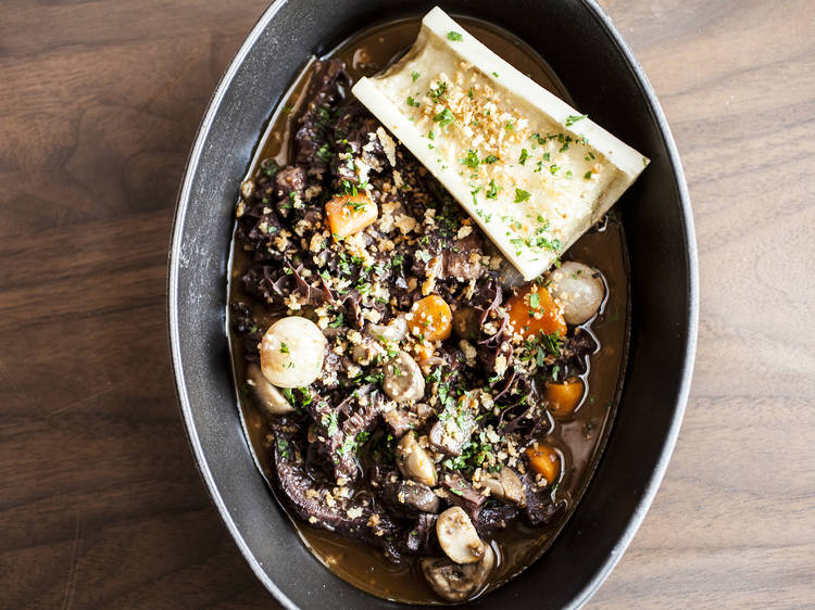 Tripe bourguignonne at Lafayette