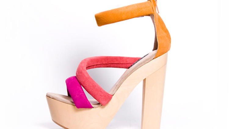 Messeca wooden heels, $70 (were $245)
