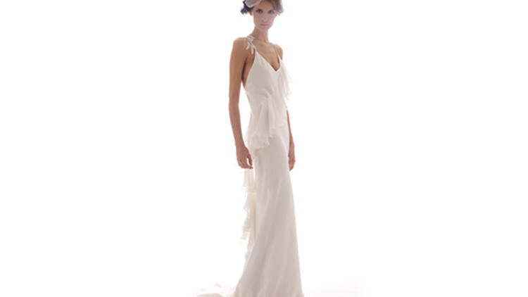 Elizabeth Fillmore breezy bohemian dress, $3,729, at Gabriella New York Bridal Salon