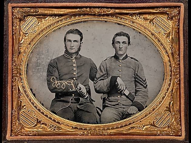 "Photography and the American Civil War" Captain Charles A. and Sergeant John M. Hawkins, Company E, "Tom Cobb Infantry," Thirty-eigth Regiment, Georgia Volunteer Infantry, 1861–62