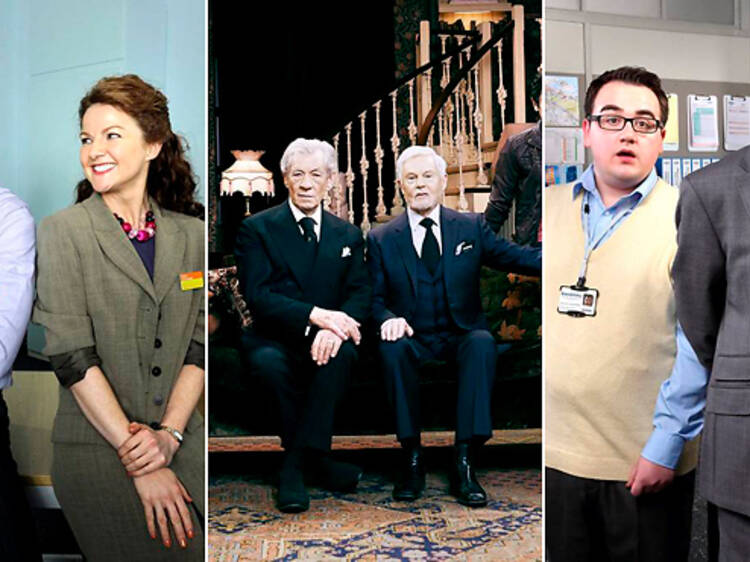 Three British sitcoms, Vicious, The Job Lot, The Wright Way