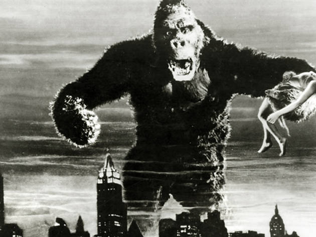Girl and gorilla Girl and gorilla