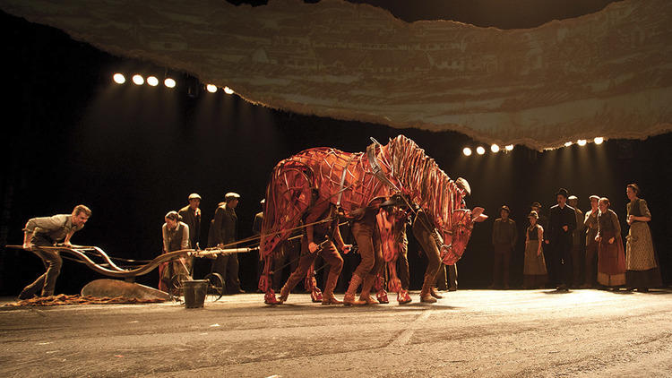 Кат сцена. Золотые лошади театр. Troubadour Theatre Wembley Park. Футуристическая лошадь в театре.