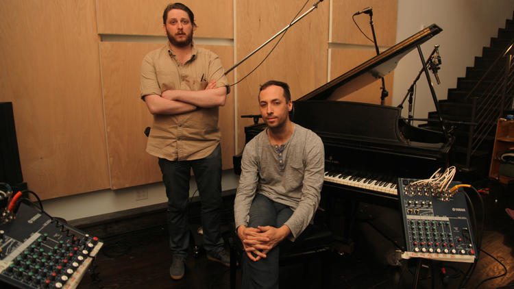 Daniel Lopatin, left, and Tim Hecker