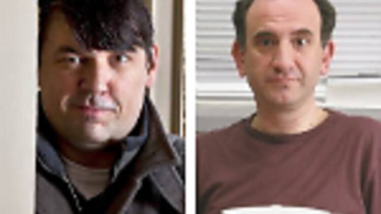 Armando Iannucci and Graham Linehan