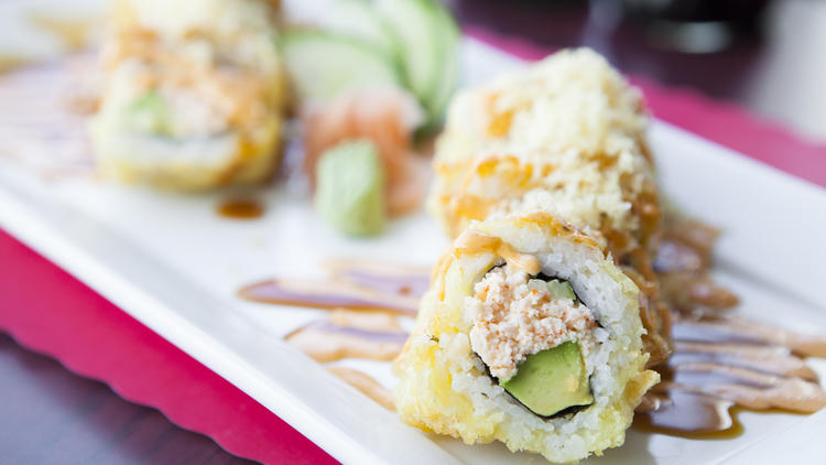 Crunchy Munchy Roll at Meshuga 4 Sushi