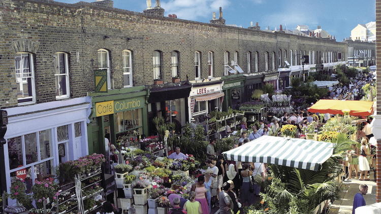 Buy some gorgeous blooms at Columbia Road Flower Market, £3-£5