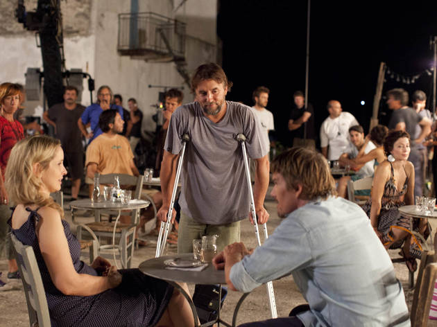 Left to right: Julie Delpy, Richard Linklater and Ethan Hawke of Before Midnight