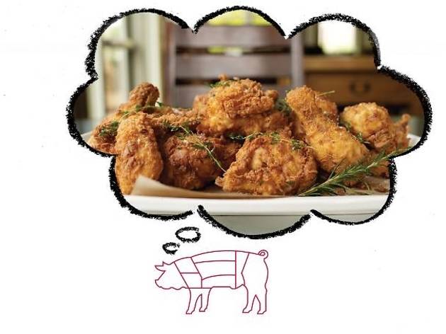 Bouchon's Famous Fried Chicken Courtesy of Bouchon