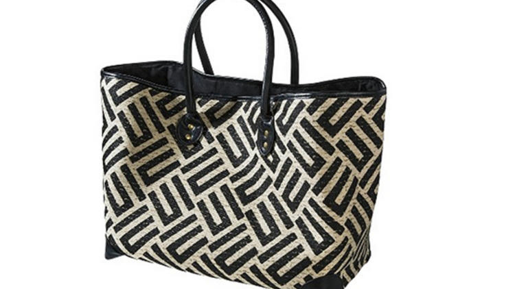 Large Handheld Straw Tote Handbag - A New Day™ Beige : Target