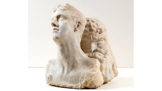 Antoine Bourdelle, 'Le Jour et la Nuit' (marbre), c.1900