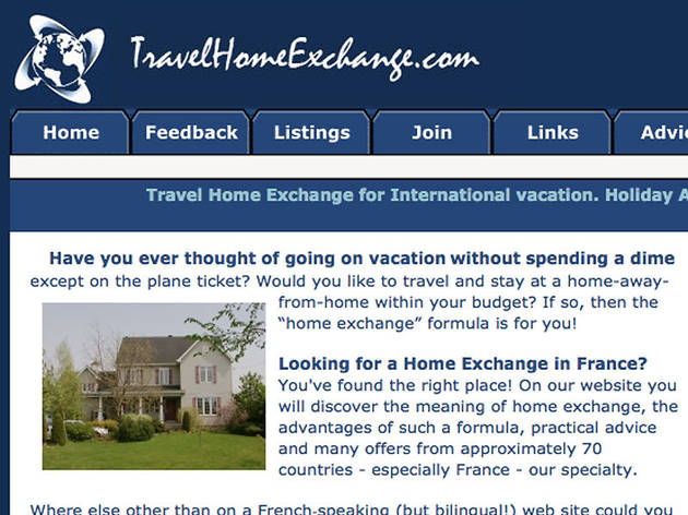 Travel home exchange Travel home exchange
