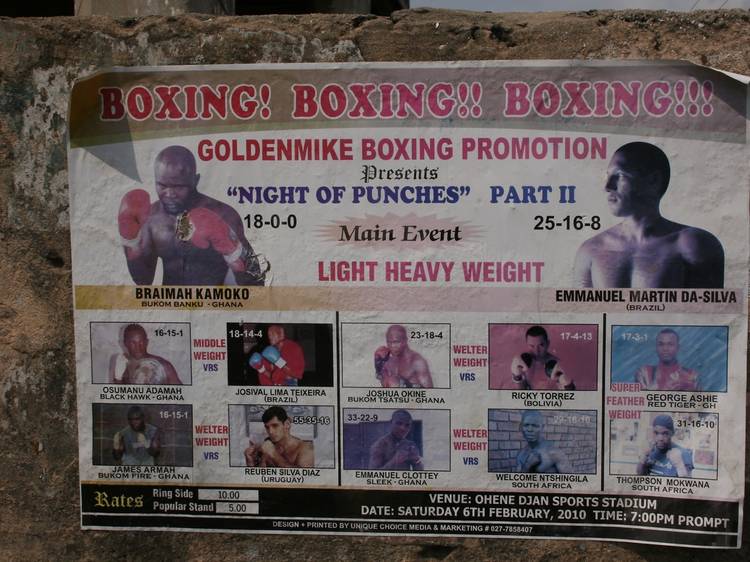 Fight night: boxing in Accra