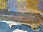 Pierre Bonnard (1867-1947). "Nu dans le bain". Huile sur toile, 1936. Paris, musÈe d'Art moderne. Dimensions : 93 x 147 cm