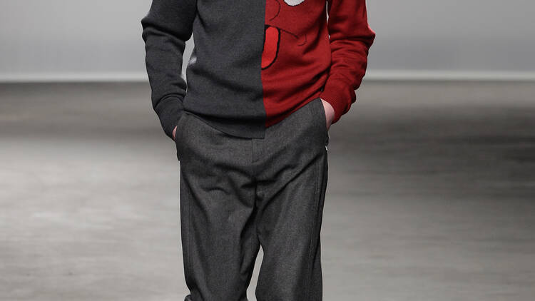 The googly eye top: Christopher Shannon