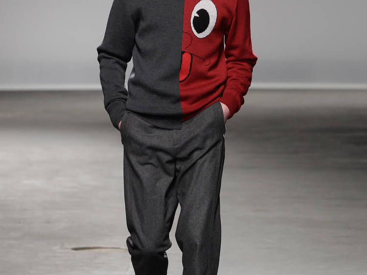 The googly eye top: Christopher Shannon