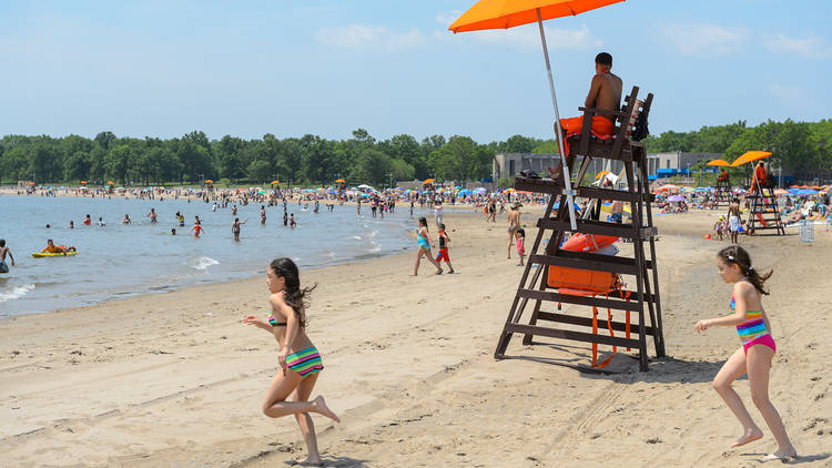 Soak up the sun on Orchard Beach