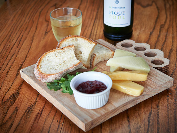 Cheese plate at Sayra's Wine Bar