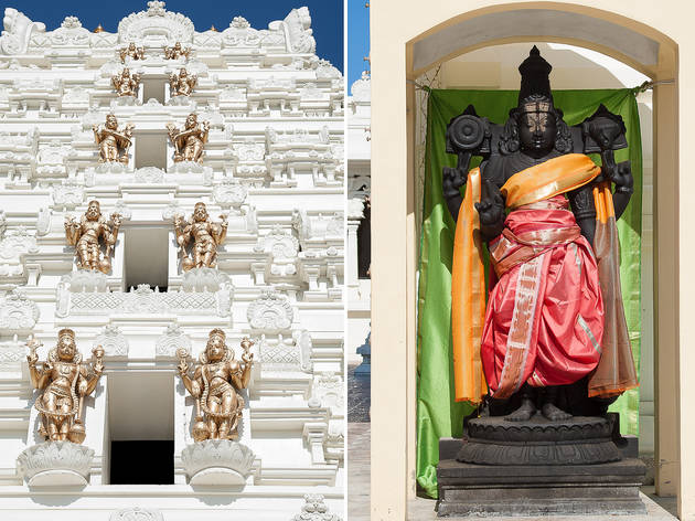 los angeles hindu temple photos