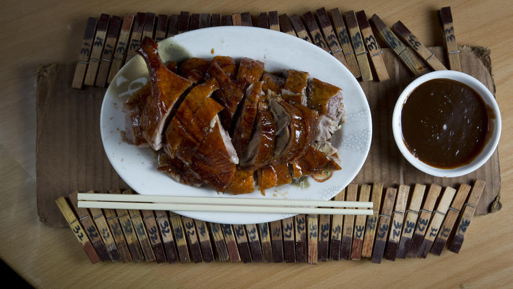 Roasted duck at Pho Hoang (Photograph: Todd Coleman)