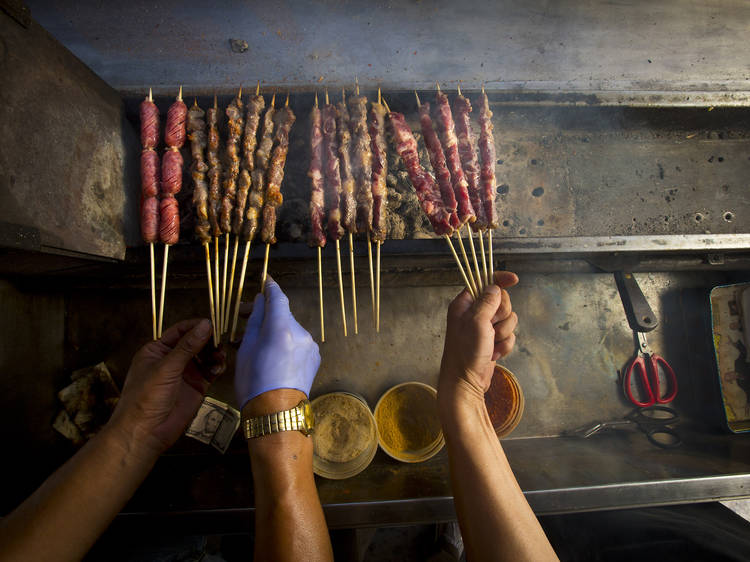 Street cart: Xinjiang BBQ cart