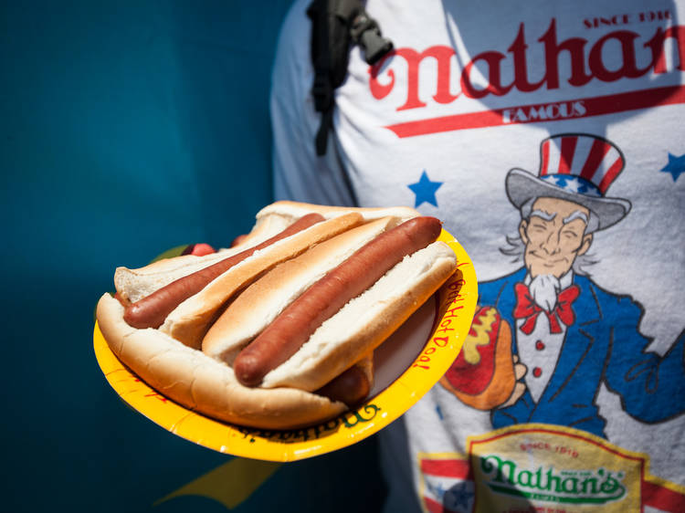 The hot dog wasn't invented by Nathan's