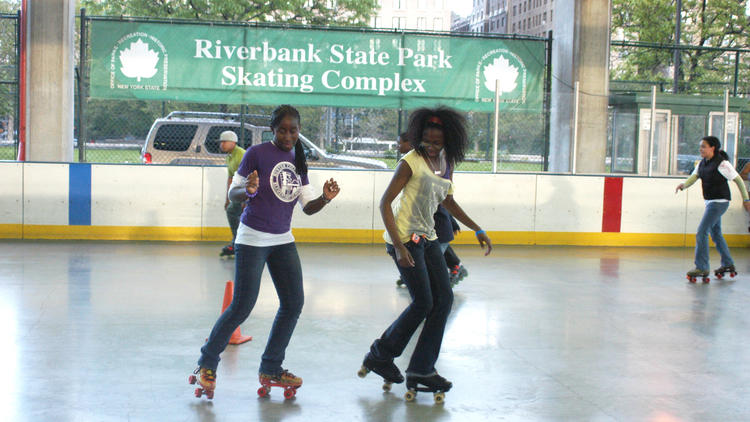 Riverbank State Park Ice Skating Rink