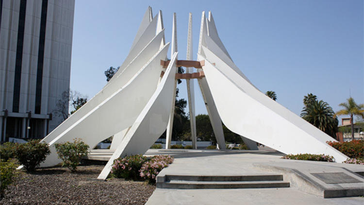 King Memorial at Compton Civic Center Plaza.