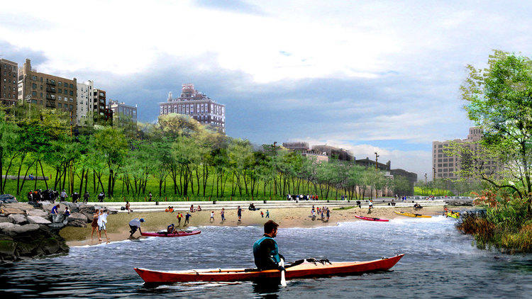 Pier 3–4 Upland and Pier 2 at Brooklyn Bridge Park