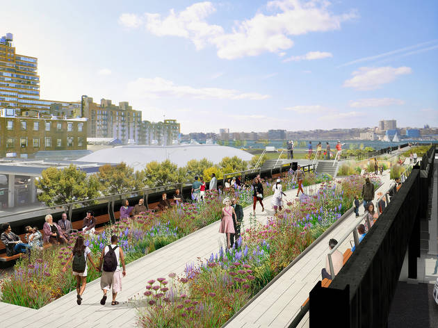 High Line at the Rail Yards High Line at the Rail Yards