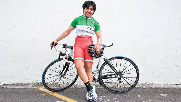 Belem Guerrero. Ciclista  (Foto: Alejandra Carbajal)