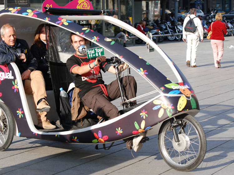 Prova-ho amb un conductor de Rickshaw