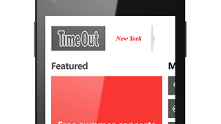 Time Out New York app for Windows