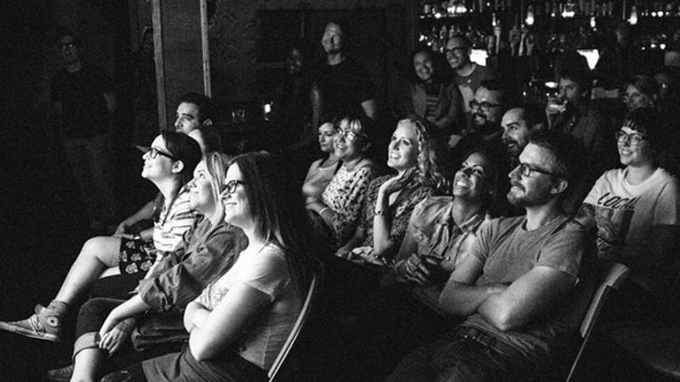 Crowd at the Super Serious Show at the Virgil.