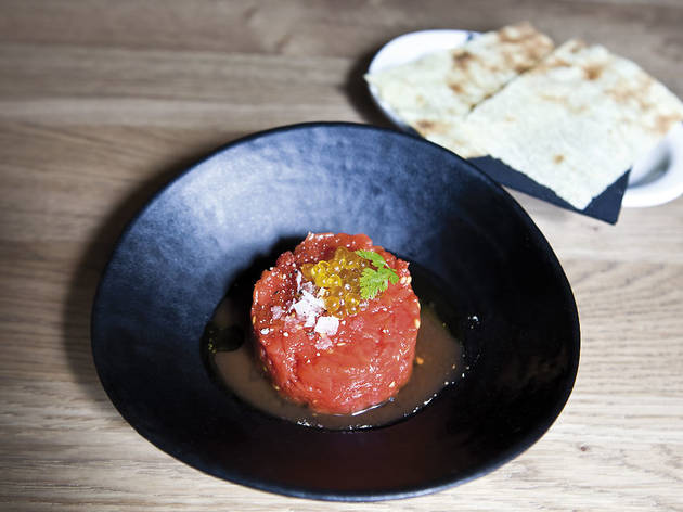 Tartar de tomate Tartar de tomate (Precio del plato: 7,50 €)