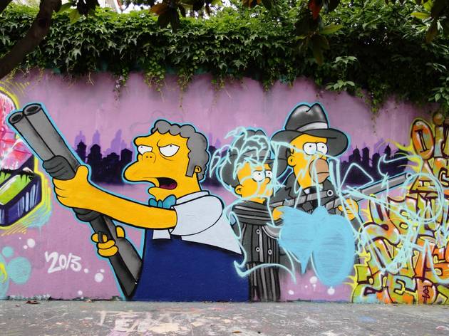 Street Art Simpsons Street Art Simpsons