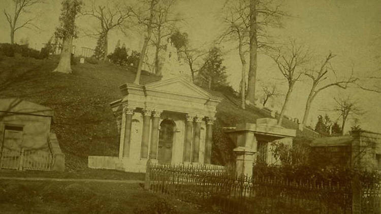 Green-Wood Cemetery circa 1890