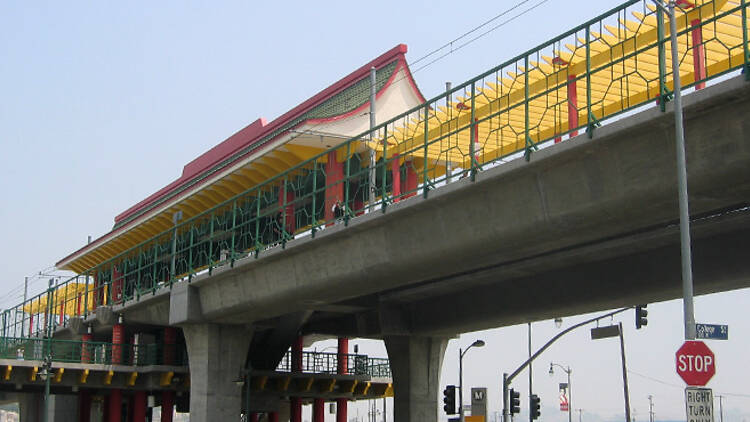 Take the Gold Line or bike