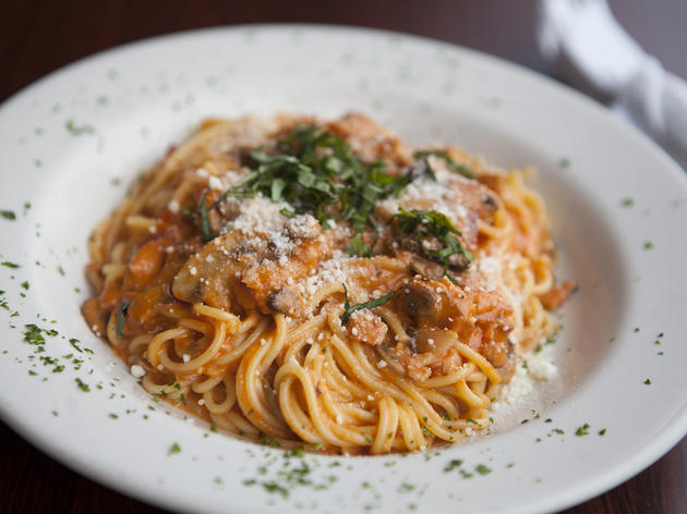 Angelino's Cafe (CLOSED) Spaghetti ala carbonara at Angelino's Café