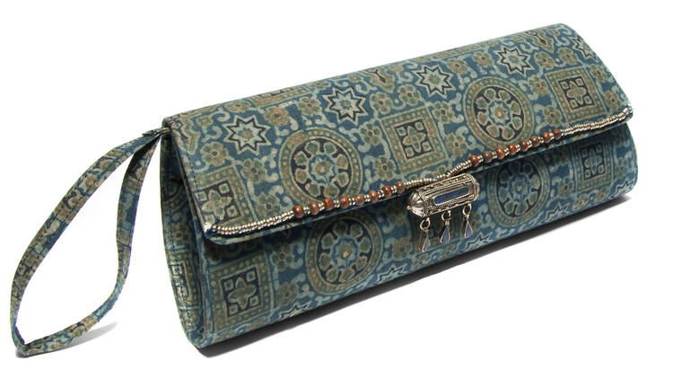 Global Goods Partners fabric clutch, $15 (was $60)