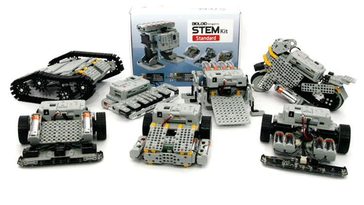 Robotis Bioloid stem kits, $349 each, at Tinkersphere