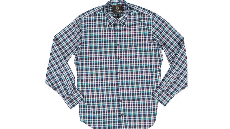 Maker + Company plaid shirt, $15 (was $110)