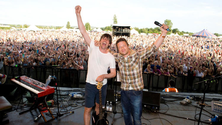 Alex James, Jamie Oliver, Big Feastival