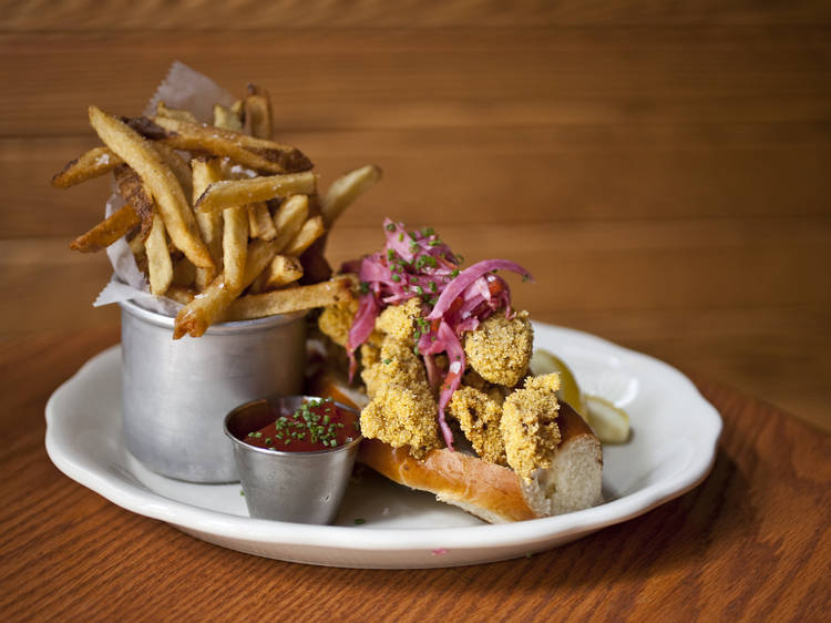 Ipswich Clam Roll at Grand Ferry