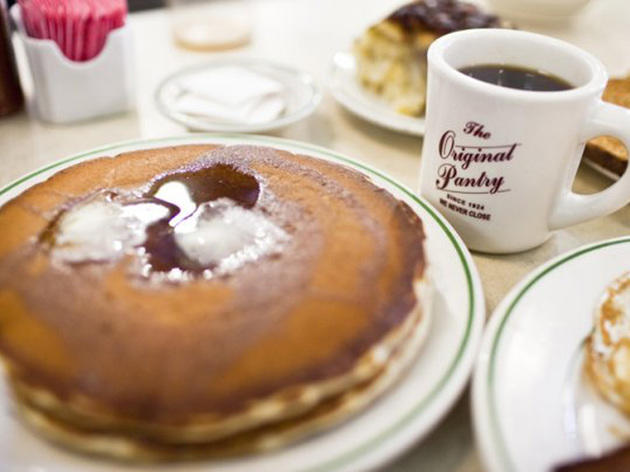 LA Weekly's Pancake Breakfast original pantry cafe, diner, pancakes, breakfast