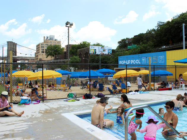 Pop-up pool at Brooklyn Bridge Park Pop-up pool at Brooklyn Bridge Park