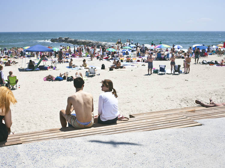 Franklin D. Roosevelt Boardwalk and Beach